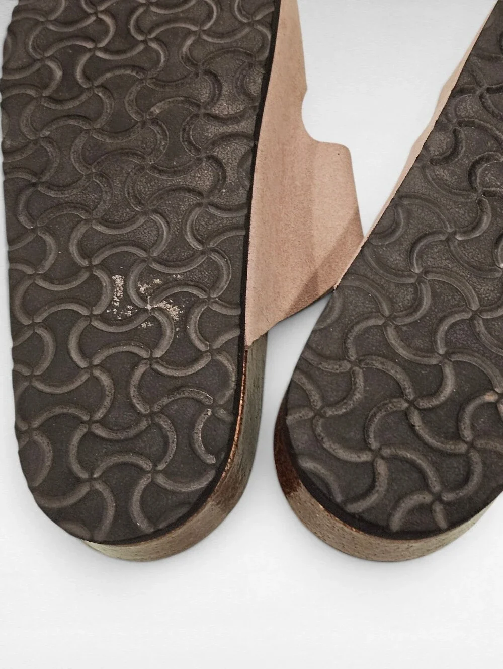 Skechers Two Strap Sandals Taupe Size 8